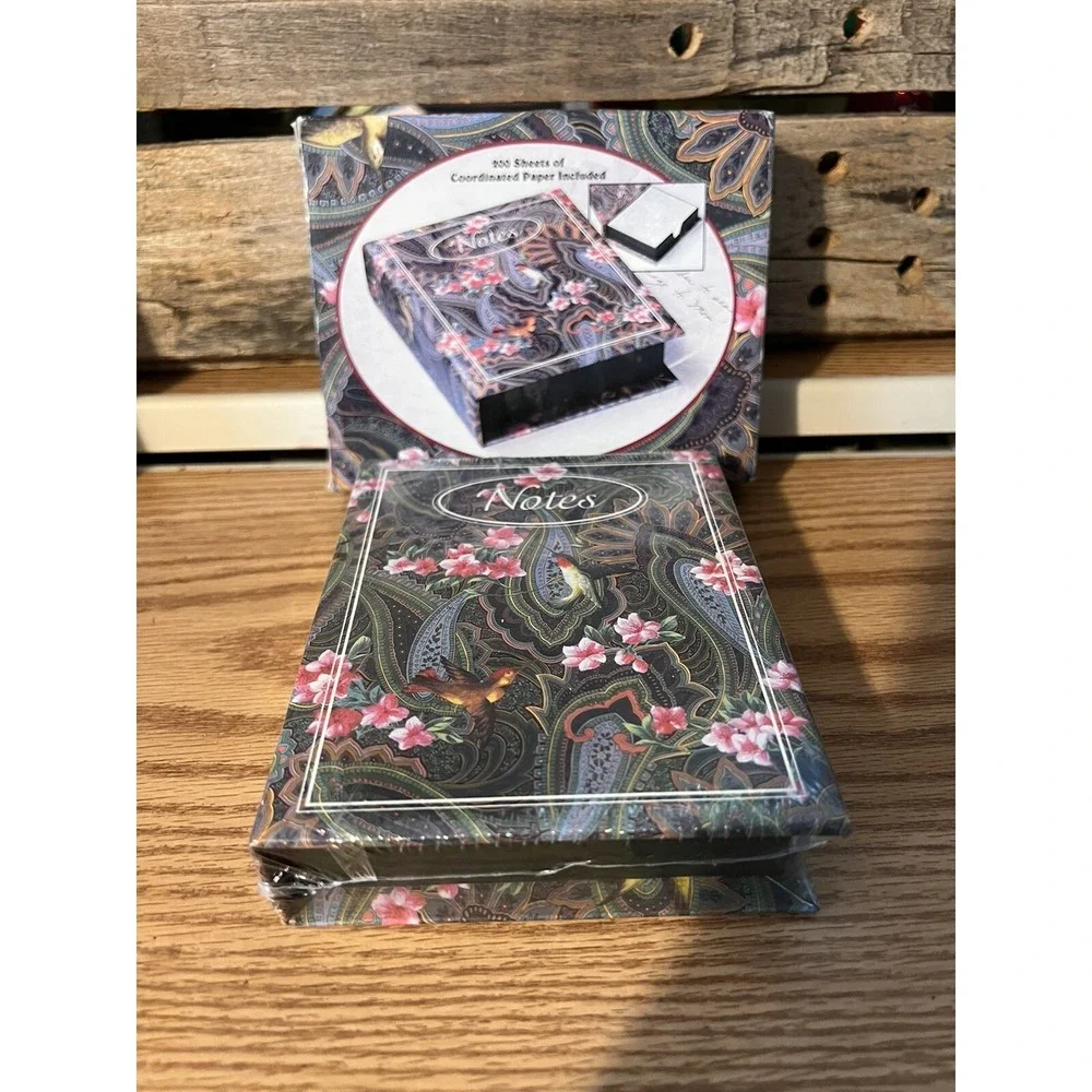 Hummingbird Garden Stationary With A Memory Keepsake Box Brand New Sealed Gift